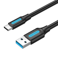 KABEL USB 3.0 A DO USB-C VENTION COZBG 3A 1,5M CZARNY PVC