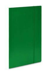 Teczka z gumką A4 VAUPE ECO 319/06 zielona tektura 380g/m2 20mm