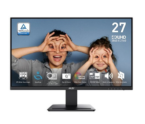 MSI MONITOR PRO MP273U 27 CALI LED/UHD/FLAT/60HZ/BLACK