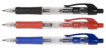 DŁUGOPIS AUTOMATYCZNY Q-CONNECT CZARNY 0.7MM
