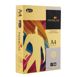 PAPIER KSERO KOLOR A4 PAPERLINE ŻÓŁTY 80G 500 ARK