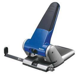 Dziurkacz z ogranicznikiem aluminiowy LEITZ 5180 51800035 niebieski 65 kart
