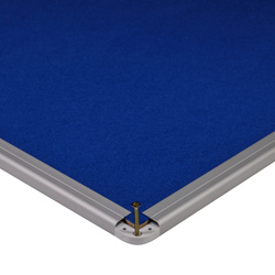 TABLICA TEKSTYLNA 100X200CM MATBOARDS 5417-07K NIEBIESKA RAMA ALUMINIOWA