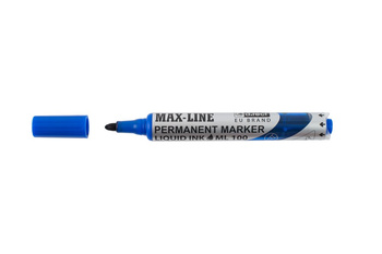 MARKER PERMANENTNY D.RECT MAX-LINE ML100 NIEBIESKI OKRĄGŁA