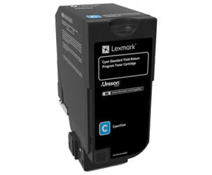 TONER ORYGINALNY LEXMARK 74C2SC0 CYAN 7000 STRON