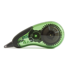 KOREKTOR W TAŚMIE 4.2MMX10M D.RECT GREEN