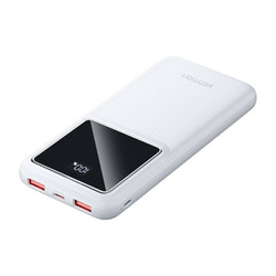 POWERBANK, VENTION,  FHKW0, 10000MAH, MICRO-USB, USB-C, 2XUSB-A, 22.5W (BIAŁY)