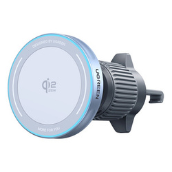 MAGNETYCZNA BEZPRZEWODOWA ŁADOWARKA SAMOCHODOWA UGREEN W758 25W, QI2