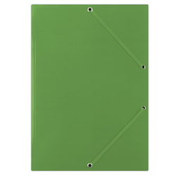 TECZKA Z GUMKĄ A4 DONAU ZIELONA KARTON 400 G/M²