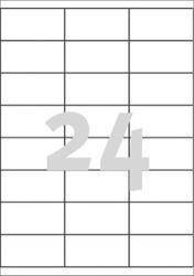 ETYKIETY SAMOPRZYLEPNE 70X35MM UNIWERSALNE AVERY ZWECKFORM TRWAŁE 3422 BIAŁE 100ARK*24SZT