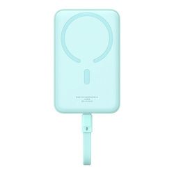 POWERBANK MAGNETYCZNY BASEUS MAGNETIC MINI 10000MAH, USB-C 30W MAGSAFE (NIEBIESKI)