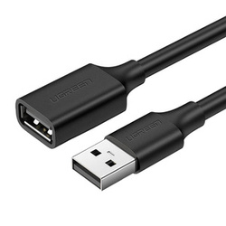KABEL USB 2.0 PRZEDŁUŻAJĄCY UGREEN US103 0.5M (CZARNY)