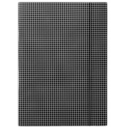 TECZKA Z GUMKĄ A4 DONAU CZARNA W KRATĘ KARTON 400 G/M²