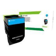 TONER ORYGINALNY LEXMARK 70C2XCE CYAN 4000 STRON