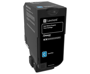 TONER ORYGINALNY LEXMARK 74C20C0 CYAN 3000 STRON