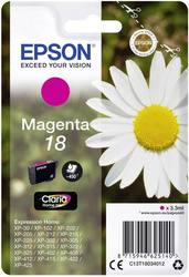 TUSZ ORYGINALNY EPSON T1803 C13T18034012 MAGENTA 3,3 ML