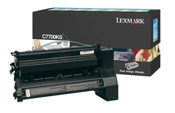 C770/C772 TONERBK6K ZWROT. LEXMARK C7700KS