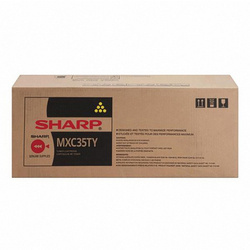 SHARP ORYGINALNY TONER MX-C35TY, YELLOW, 6000S, SHARP MX-C357F, MX-C407P, O