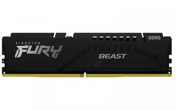 KINGSTON PAMIĘĆ DDR5 FURY BEAST 32GB(1*32GB)/6000 CL30 XMP CZARNA