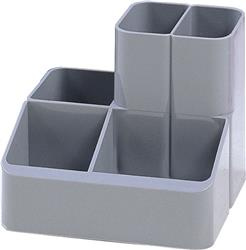 PRZYBORNIK NA BIURKO 103X95X85MM CENTRUM 89010 CZARNY /NIEBIESKI /SZARY PLASTIKOWY