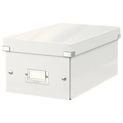 PUDEŁKO DO PRZECHOWYWANIA 206X352X147MM LEITZ CLICK & STORE WOW 60420001 BIAŁY