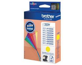 TUSZ ORYGINALNY BROTHER LC223Y YELLOW 550 STRON