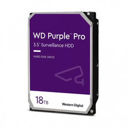 WESTERN DIGITAL DYSK WEWNĘTRZNY WD PURPLE PRO 18TB 3,5 512MB SATAIII/7200RPM