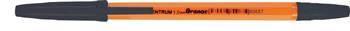 DŁUGOPIS KULKOWY CENTRUM ORANGE 80687 CZARNY 1.0 ŻÓŁTA OBUDOWA
