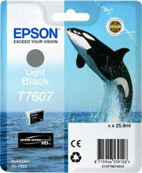 TUSZ ORYGINALNY EPSON T7607 C13T76074010 LIGHT CZARNY 25,9 ML