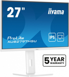 IIYAMA MONITOR 27 CALI XUB2797HSU-W2 IPS,FHD,HAS,300CD,(5Y)
