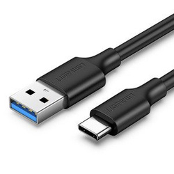 Kabel USB do USB-C 3.0 UGREEN US184 0.5m (czarny)
