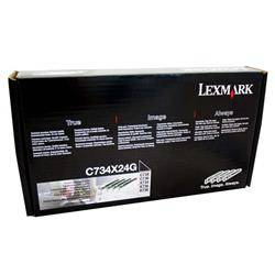 BĘBEN ORYGINALNY LEXMARK C734X24G CZARNY 20000 STRON