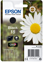 TUSZ ORYGINALNY EPSON T1801 C13T18014012 CZARNY 5,2 ML