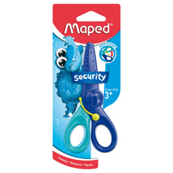 NOŻYCZKI MAPED KIDIPULSE 12 CM DLA DZIECI Z ODBOJNIKIEM BLISTER KARTONOWY
