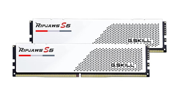 G.SKILL Pamięć PC DDR5 64GB (2x32GB) Ripjaws S5 6000MHz CL30 XMP3 biała