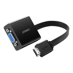 ADAPTER HDMI DO VGA UGREEN MM103, 16CM (CZARNY)