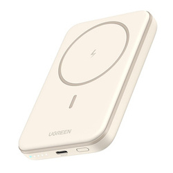 Powerbank UGREEN PB560 5000mAh 15W magnetyczny (beżowy)
