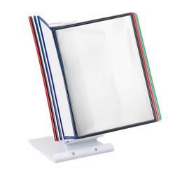 SYSTEM PREZENTACYJNY NA BIURKO Z 10 PANELAMI A4 LEVIATAN MIX KOLORÓW