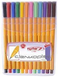 Cienkopis RYSTOR 403-120 mix*12 0.4 żółta obudowa 12 szt.