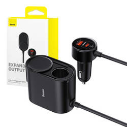 ROZDZIELACZ GNIAZDA ZAPALNICZKI 30W (CZARNY)