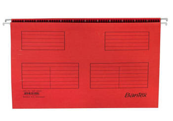 Teczka zawieszkowa A4 BANTEX 100331435 czerwona z kartonu
