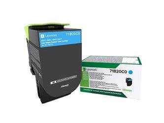 TONER ORYGINALNY LEXMARK 71B20C0 CYAN 2300 STRON