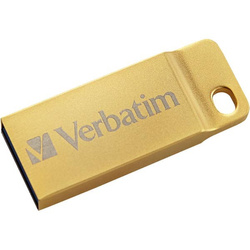 VERBATIM USB FLASH DISK, USB 3.0, 32GB, METAL EXECUTIVE, STORE N GO, ZŁOTY, 99105, USB A