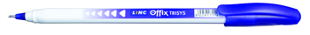 DŁUGOPIS KULKOWY LINC OFFIX TRISYS 1650-BL NIEBIESKI 1.0