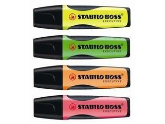 Zakreślacz STABILO BOSS EXECUTIVE 73/4 mix*4 4szt.