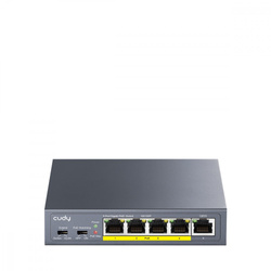 CUDY PRZEŁĄCZNIK GS105P 5-PORT GIGABIT POE+ SWITCH 36W