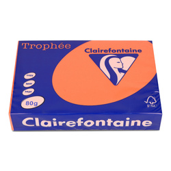 PAPIER KSERO KOLOR A4 TROPHEE CZERWIEŃ KARDYNALSKA 80G 500 ARK