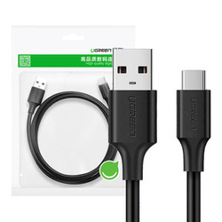 KABEL USB DO USB-C UGREEN   US287 0,25M (CZARNY)