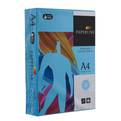 PAPIER KSERO KOLOR A4 PAPERLINE NIEBIESKI INTENSYWNY 80G 500 ARK