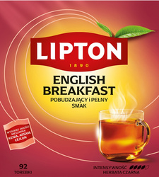 HERBATA CZARNA LIPTON ENGLISH BREAKFAST 92 TOREBKI